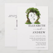 フローラアーチ |ツリー結婚ズ 招待状 (正面/裏面)