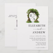 フローラアーチ |ツリー結婚ズ 招待状 (正面/裏面)