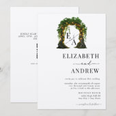 フローラアーチ |ツリー結婚ズ 招待状 (正面/裏面)
