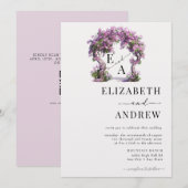 フローラアーチ |ツリー結婚ズ 招待状 (正面/裏面)