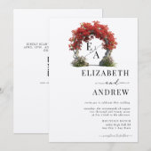 フローラアーチ |ツリー結婚ズ 招待状 (正面/裏面)