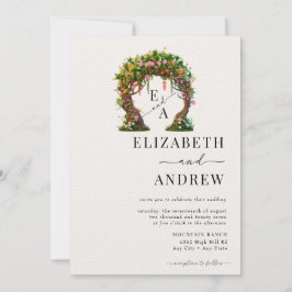 フローラアーチ |ツリー結婚ズ 招待状