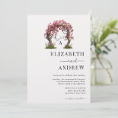 フローラアーチ |ツリー結婚ズ 招待状 (スタンド正面)