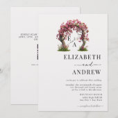 フローラアーチ |ツリー結婚ズ 招待状 (正面/裏面)
