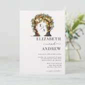 フローラアーチ |ツリー結婚ズ 招待状 (スタンド正面)