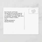 フローラアーティスト日付の保存 案内ポストカード (裏面)