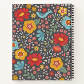 フローラアーティストSketchbookの名前 ノートブック (裏面)