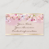 フローラアートデザインシミュレートグリッター エレガント 名刺 (正面)