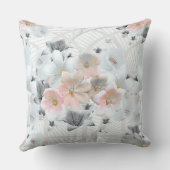 フローラアートプリント クッション (裏面)