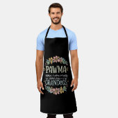 フローラアートポーマ名詞定義マママグランマドッグ エプロン (着用した状態)