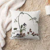 フローラアートワーク日本のの花 クッション (ブランケット)