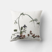 フローラアートワーク日本のの花 クッション (裏面)