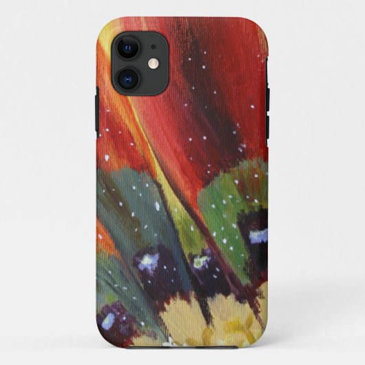 フローラアートiPhone SE + iPhone 5/5S，ほとんど存在しない Case-Mate iPhoneケース (裏面)