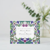 フローラアールヌーボーヴィンテージ保存日 ポストカード (スタンド正面)