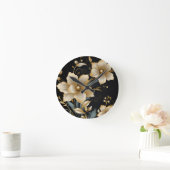 フローラアー#2 ラウンド壁時計 (ホーム)