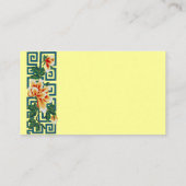 フローラア縁どート名刺 名刺 (裏面)