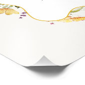 フローライエロービーブライダルシャワーウェルカムサイン フォトプリント            (角)