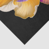 フローライエローブルーボタニカルイラストレーションラージ 薄葉紙 (詳細)