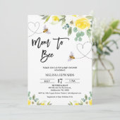 フローライエローママへビーベイビーシャワー 招待状 (スタンド正面)