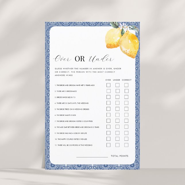 フローライタリアンゲームの上または下ブライダルシャワー (クリエイターアップロード済み)