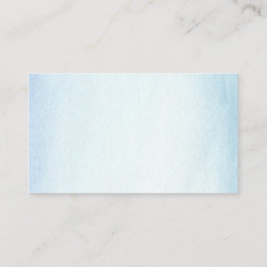 フローライタリアンブライダルシャワーエンクロージャカード 名刺 (裏面)