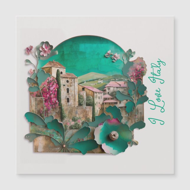 フローライタリアン紙彫刻 (正面)