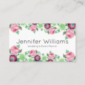 フローライベントプランナー 名刺 (正面)