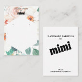 フローライヤリング表示名刺 名刺 (正面/裏面)