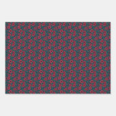 フローライラストレーション花 ラッピングペーパーシート (正面2)