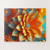 フローライラストレーション ジグソーパズル (横)