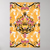 フローライラストレーション、中空ライフ ポスター (正面)