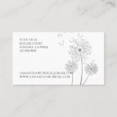 フローライラストレーション 名刺 (裏面)