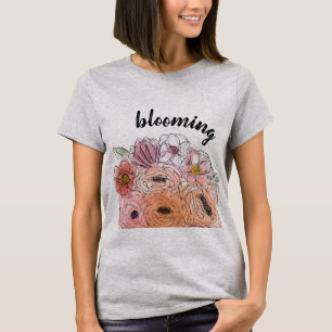 フローライラストレーションTシャツ Tシャツ