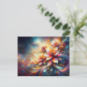 フローラインアカラフルイファンタジー ポストカード (スタンド正面)