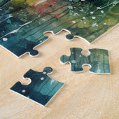 フローラインクコラージュ ジグソーパズル (側面)