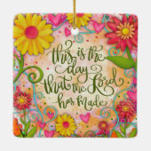 フローラインスパイアの宗教のインスピレーション セラミックオーナメント (裏面)