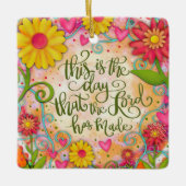 フローラインスパイアの宗教のインスピレーション セラミックオーナメント (正面)