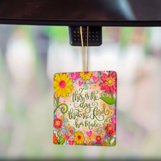 フローラインスパイアの宗教のインスピレーション セラミックオーナメント