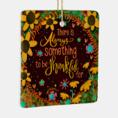 フローラインスパイアの感謝的な引用文 セラミックオーナメント (右)