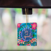 フローラインスパイアの良い引用文の鼓動を見る セラミックオーナメント