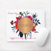 フローラインスパイア銅円の言葉と名前 マウスパッド (マウス)