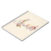 フローラインスピレーション・ジャーナルとお洒落開花 ノートブック (左側)