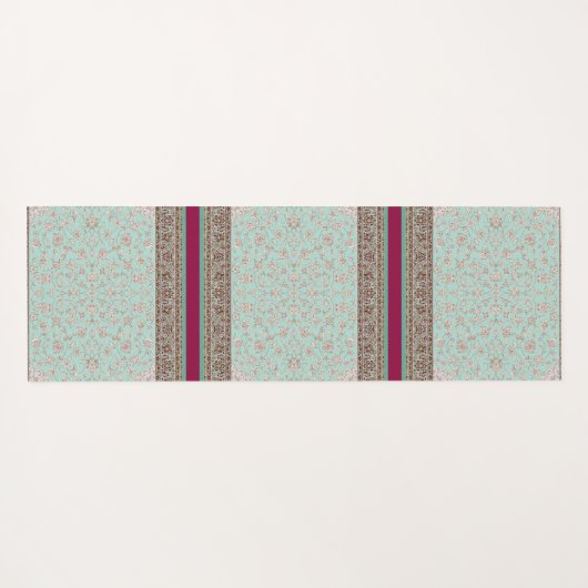 フローラインディアンカーペットデザインヨガマット ヨガマット (裏面(横))