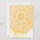 フローラインディアングルームハルディ式 招待状 (裏面)