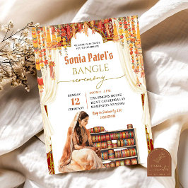 フローラインドのバングルチョーラセレモニー 招待状