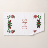 フローラインプレッションアールデコ バスタオルセット (ハンドタオル)