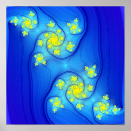 フローライン(12" x 12")アートプリントポスター ポスター