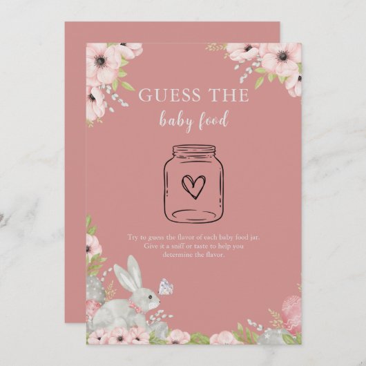 フローライースターはベビー食品ゲームカードを推測 シーズンカード (正面/裏面)