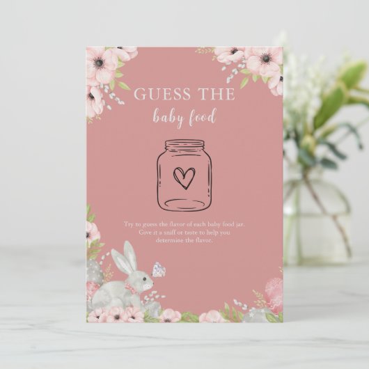 フローライースターはベビー食品ゲームカードを推測 シーズンカード (スタンド正面)