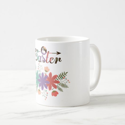 フローライースターイラストレーション コーヒーマグカップ (正面右)